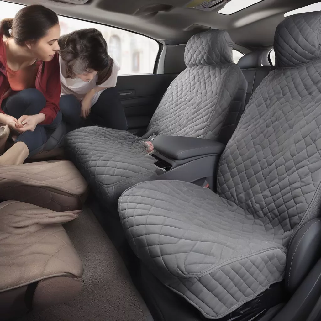  Lựa chọn áo trùm ghế xe ô tô bằng vải phù hợp 